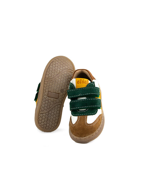 Clic Klittenband Sneaker Whisky Tabaco