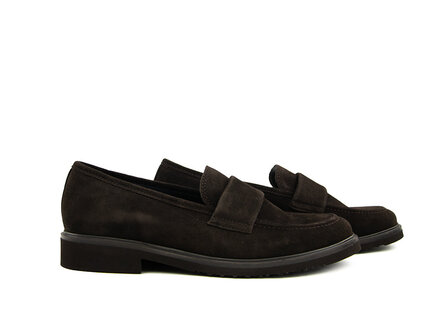 Gabor Gabor Loafer Chocolate Suede Gabor Gabor Loafer Chocolate Suede