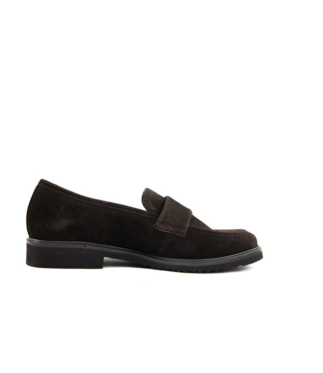 Gabor Loafer Chocolate Suede