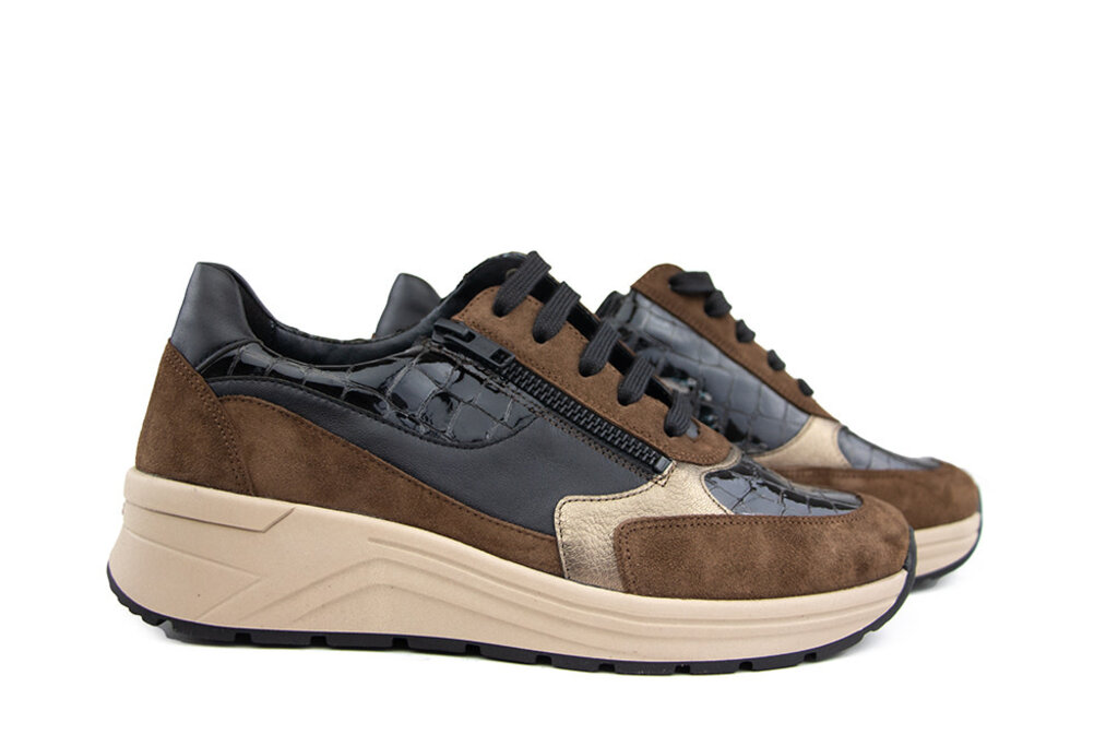 Solidus Solidus Sneaker Karma Caffe Multi Kroko
