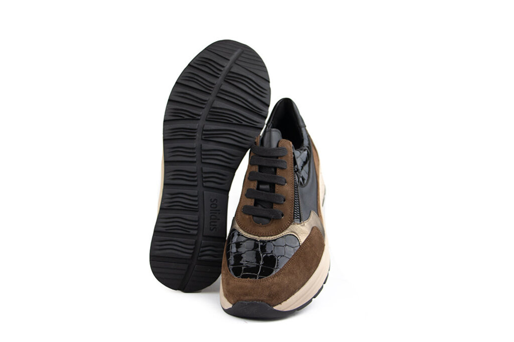 Solidus Solidus Sneaker Karma Caffe Multi Kroko