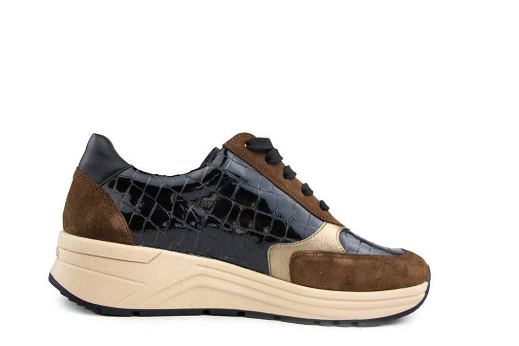 Solidus Solidus Sneaker Karma Caffe Multi Kroko