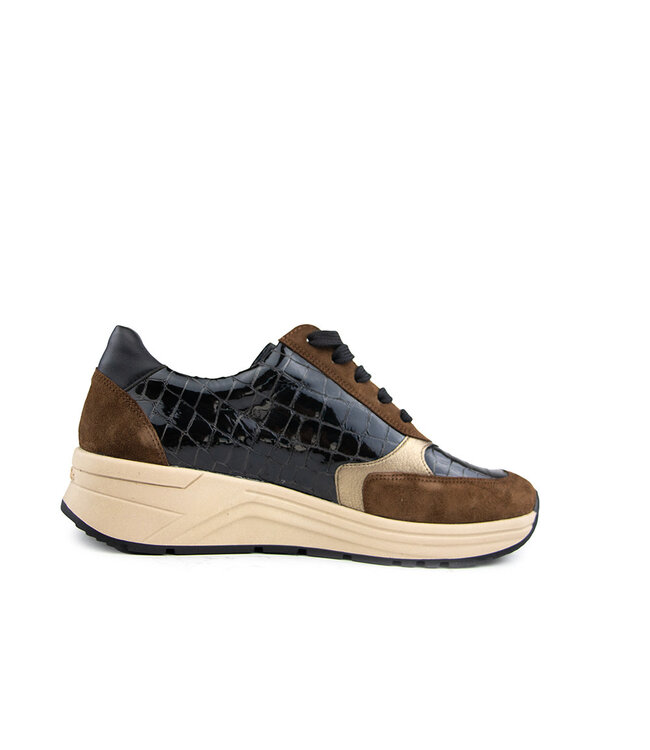 Solidus Sneaker Karma Caffe Multi Kroko