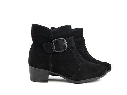 Solidus Solidus Enkellaars Kerry Schwarz Nubuck K Solidus Solidus Enkellaars Kerry Schwarz Nubuck K