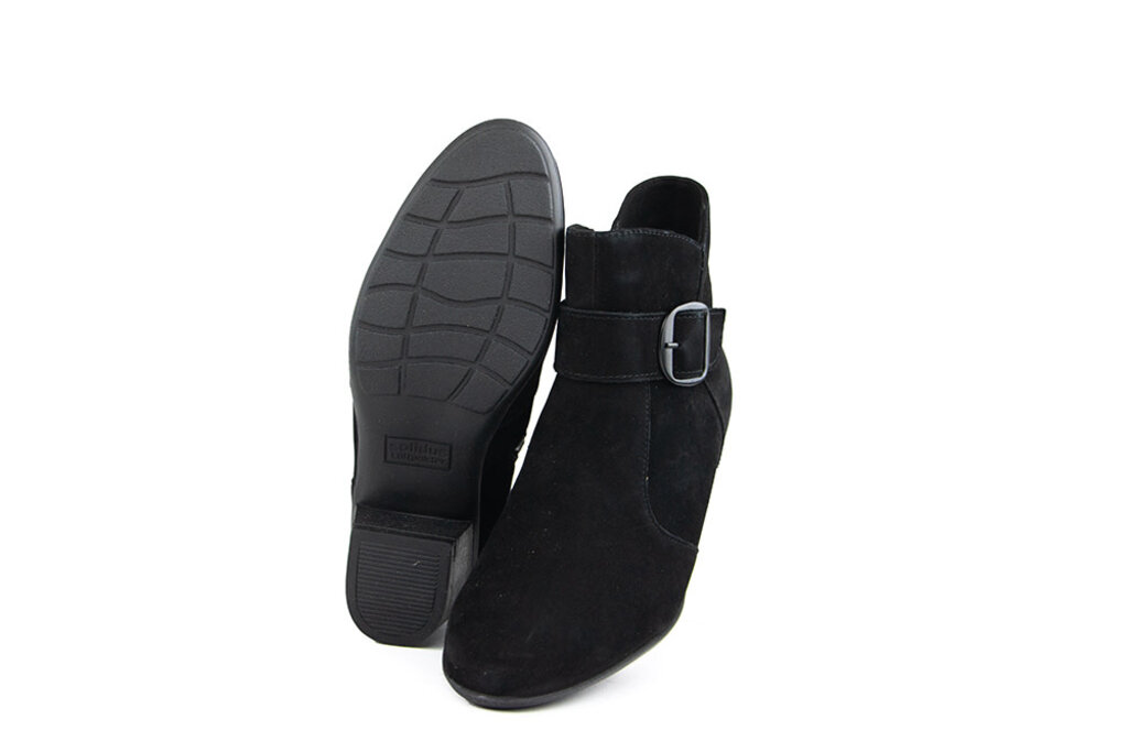 Solidus Solidus Enkellaars Kerry Schwarz Nubuck