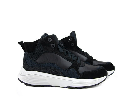 Xsensible Xsensible Hoge Sneaker Tower GX Black Combi Xsensible Xsensible Hoge Sneaker Tower GX Black Combi