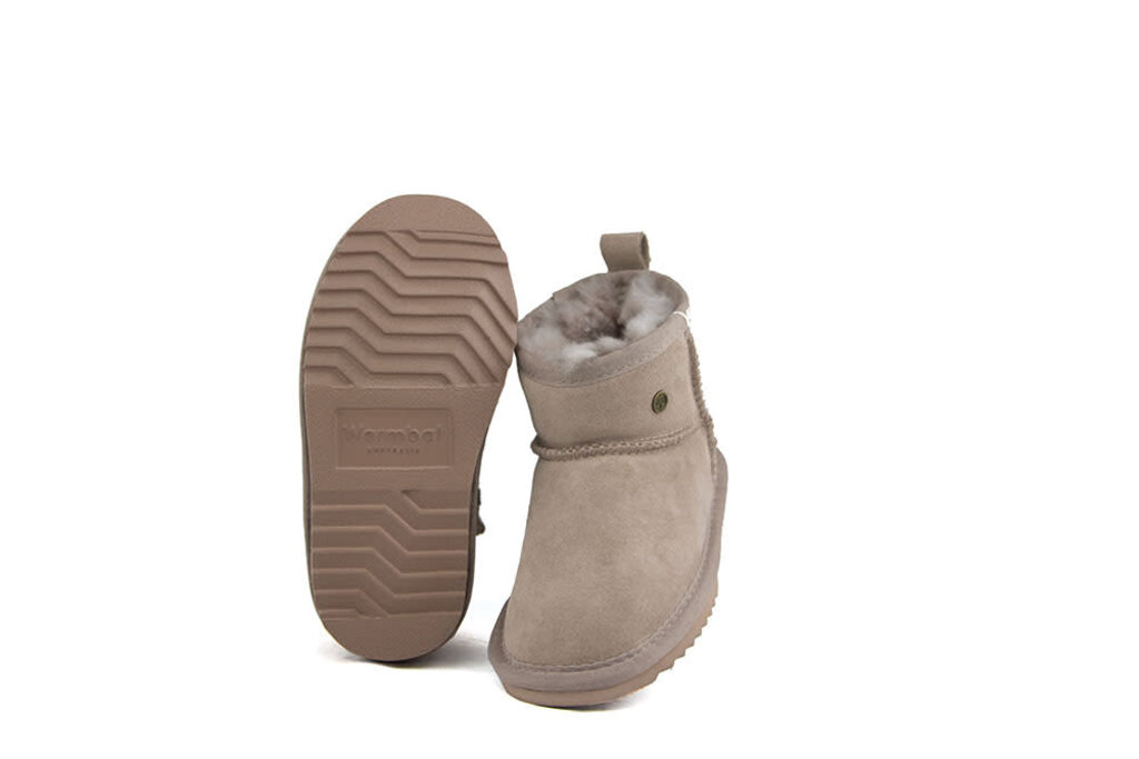 Warmbat Warmbat Wallaby Kids Taupe Suède