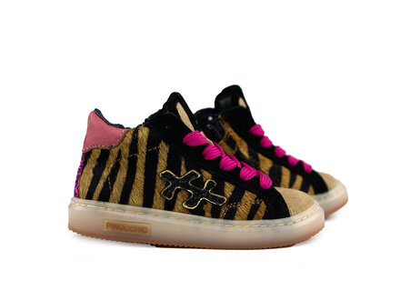 Pinocchio Pinocchio Hoge Sneaker Naturel Pink Pinocchio Pinocchio Hoge Sneaker Naturel Pink