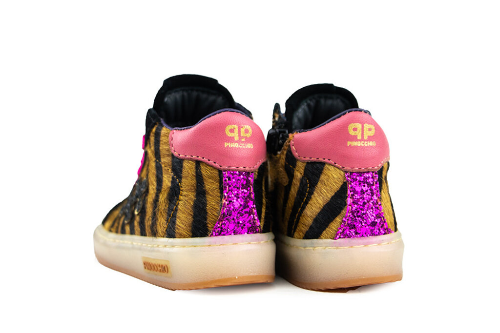 Pinocchio Pinocchio Hoge Sneaker Naturel Pink