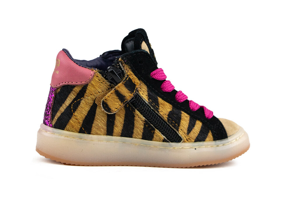 Pinocchio Pinocchio Hoge Sneaker Naturel Pink