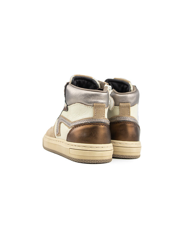 Pinocchio Hoge Sneaker Taupe Combi