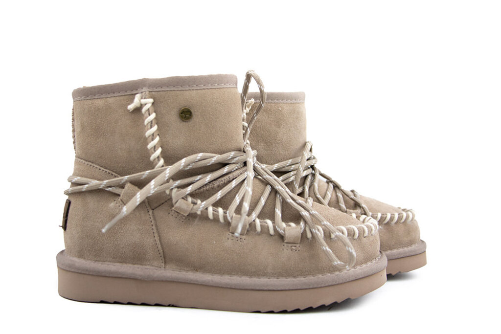 Warmbat Warmbat Kalbarri Lace Boot Taupe Suède