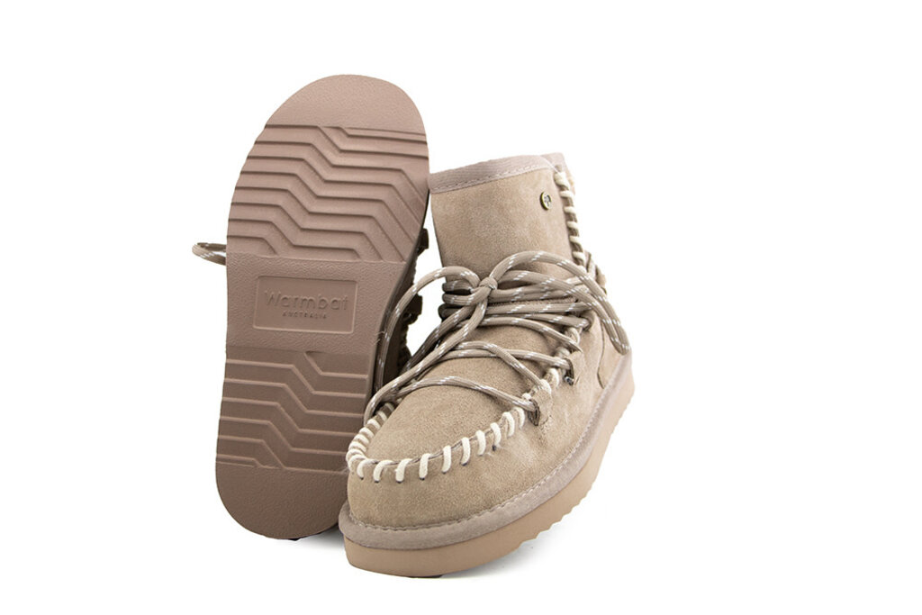 Warmbat Warmbat Kalbarri Lace Boot Taupe Suède
