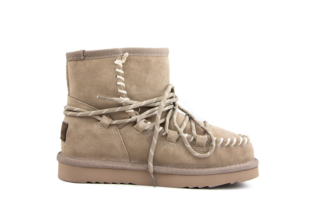 Warmbat Warmbat Kalbarri Lace Boot Taupe Suède