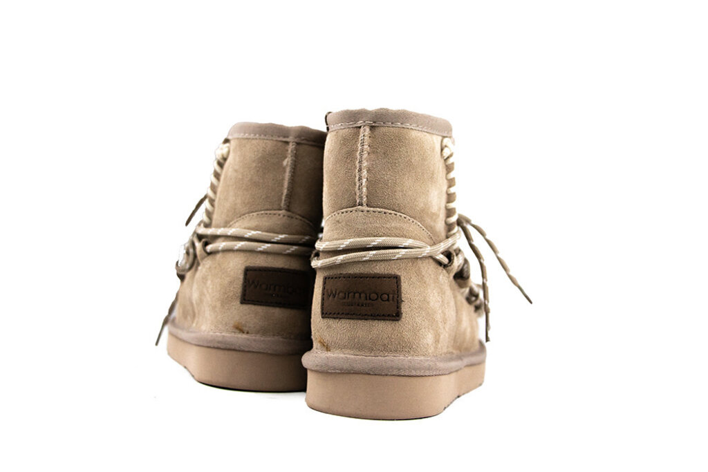 Warmbat Warmbat Kalbarri Lace Boot Taupe Suède
