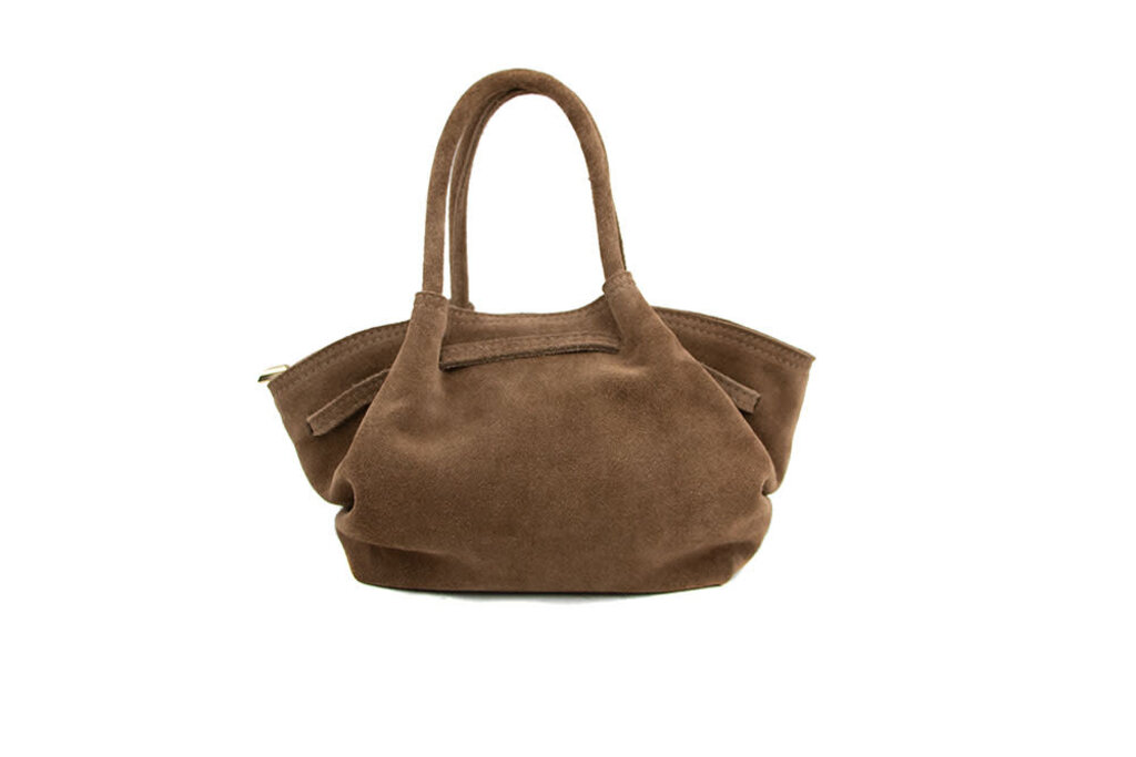 Giuliano Tasjes Taupe Bruin Suede