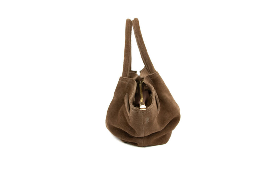 Giuliano Tasjes Taupe Bruin Suede