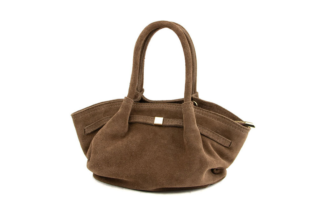 Giuliano Tasjes Taupe Bruin Suede