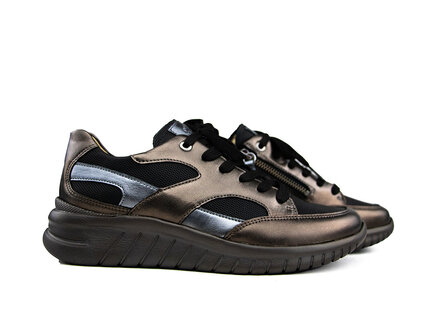 Hartjes Hartjes Wave Shoe Hazelnuss Schwarz G Hartjes Hartjes Wave Shoe Hazelnuss Schwarz G