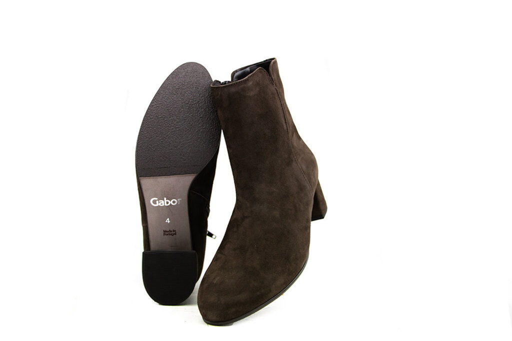 Gabor Gabor Enkellaars Chocolate Suede