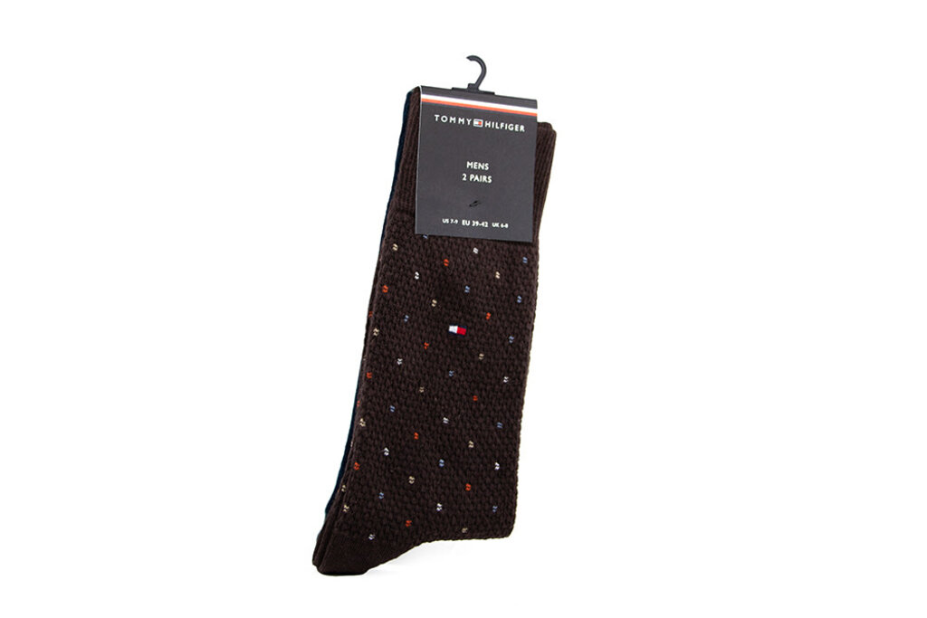 Tommy Hilfiger Tommy Hilfiger Sock Structure Dot Chocolate