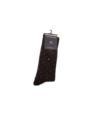 Tommy Hilfiger Tommy Hilfiger Sock Structure Dot Chocolate