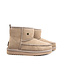 Warmbat Wallaby Boot Stitch Taupe Suede