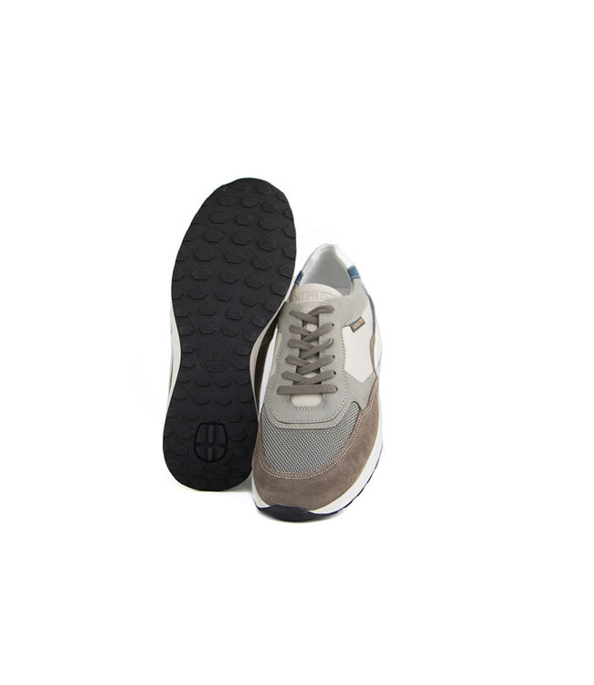 Mephisto Sneaker Driss Warm Grey Blue Combi