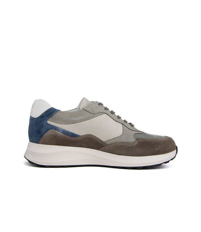Mephisto Sneaker Driss Warm Grey Blue Combi