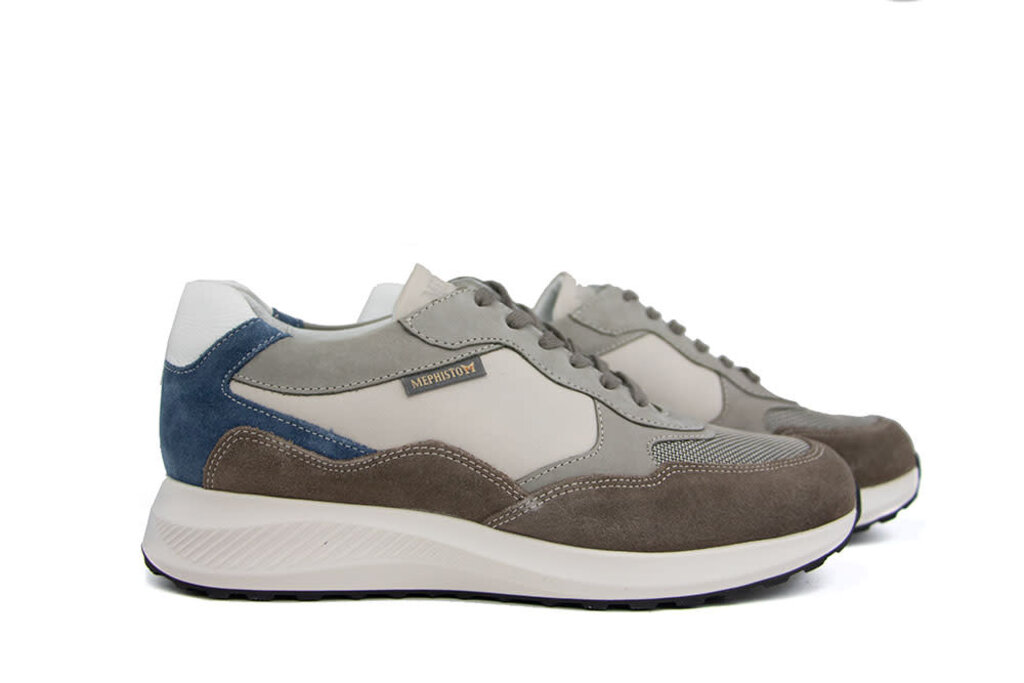 Mephisto Mephisto Sneaker Driss Warm Grey Blue Combi