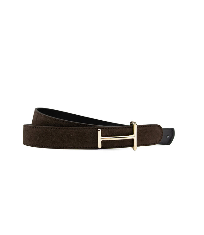 HAN Riem Liliana Donkerbruin Suede