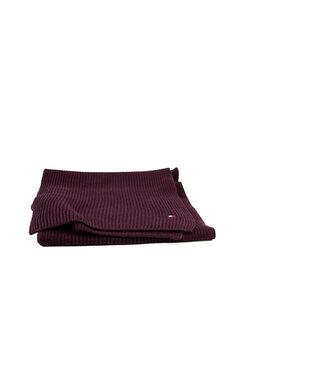 Tommy Hilfiger Tommy Hilfiger Cotton Scarf Deep Burgundy
