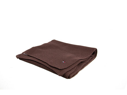 Tommy Hilfiger Tommy Hilfiger Cotton Scarf Rich Walnut Tommy Hilfiger Tommy Hilfiger Cotton Scarf Rich Walnut