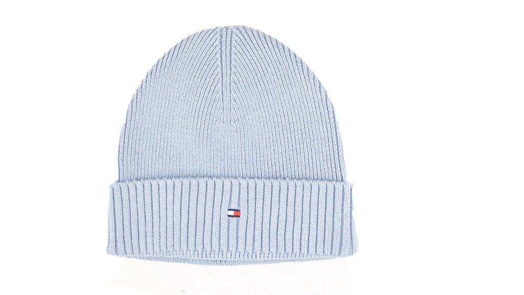 Tommy Hilfiger Tommy Hilfiger Cotton Beanie Brisk Blue