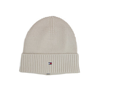 Tommy Hilfiger Tommy Hilfiger Cotton Beanie Classic Beige Tommy Hilfiger Tommy Hilfiger Cotton Beanie Classic Beige
