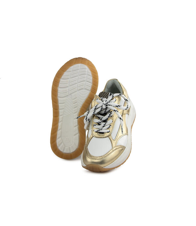 Giga Sneaker Stock Gold Nappa Beyaz