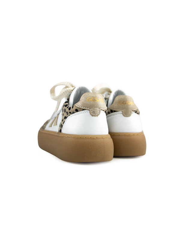 Giga Sneaker Leopard White Beyaz