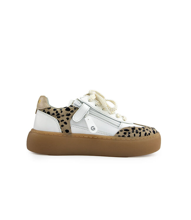 Giga Sneaker Leopard White Beyaz