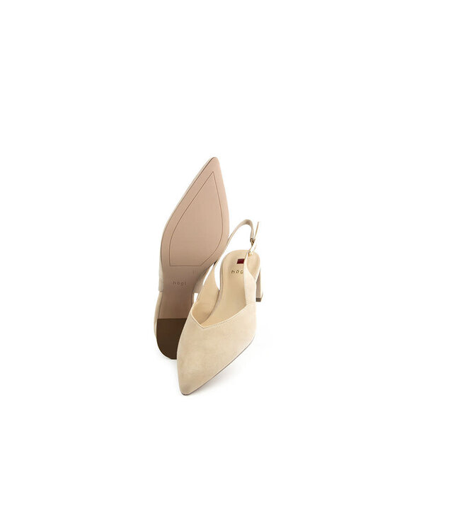 Högl Slingback Pump Sand Suède