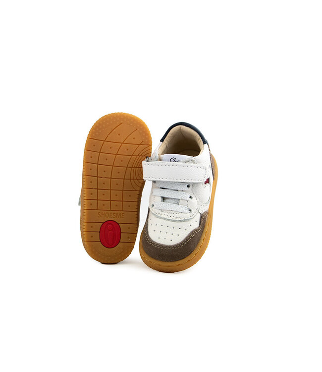 Shoesme Babyproof Sneaker White Taupe