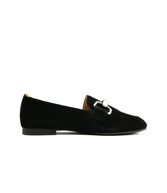 Gabor Loafer Bit Schwarz Altsilber Samtchevreau