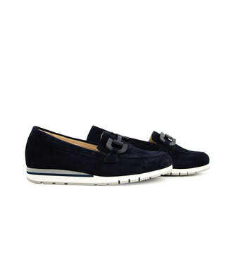 Gabor Gabor Loafer Bit Dark Blue Samtchevreau G