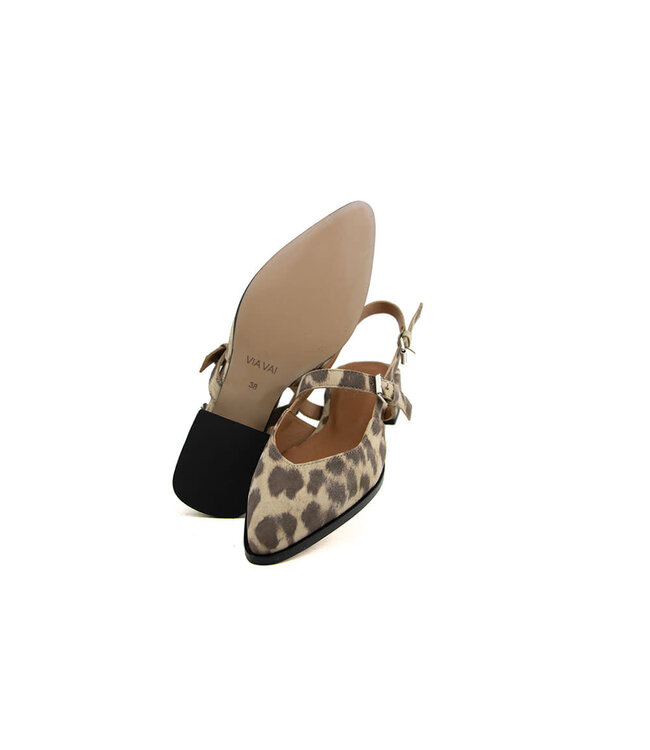 Via Vai Slingback Jazz Valerie Giaguaro Brown