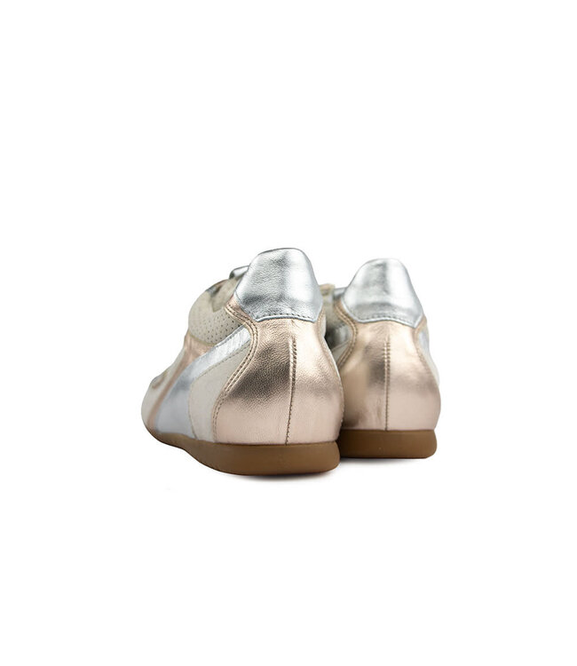 Gabor Sneaker White Silber Puder Metal