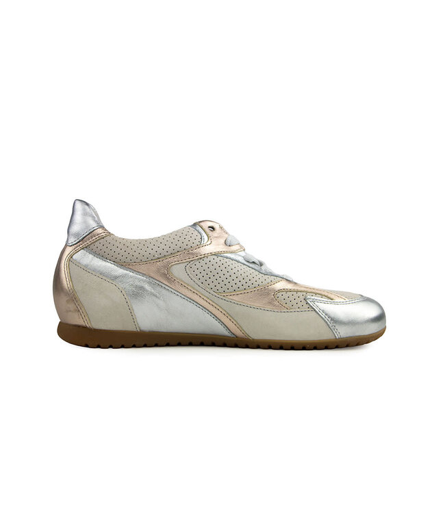 Gabor Sneaker White Silber Puder Metal
