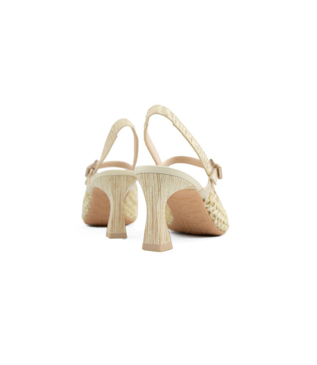 Hispanitas Slingback Pump Giorgia Soho Butter Marrakech Panna