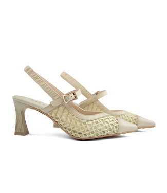 Hispanitas Hispanitas Slingback Pump Giorgia Soho Butter Marrakech Panna