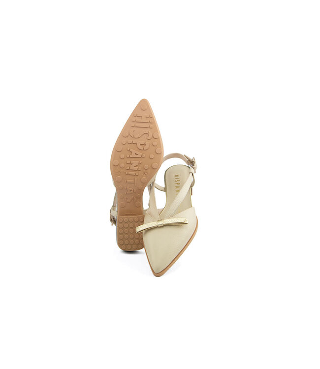 Hispanitas Slingback Turin Bolero Butter Platino