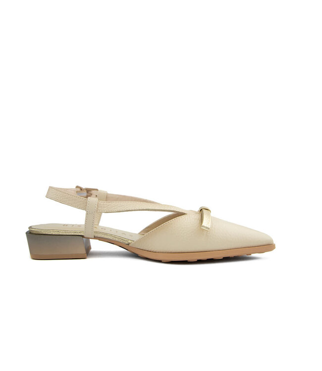 Hispanitas Slingback Turin Bolero Butter Platino