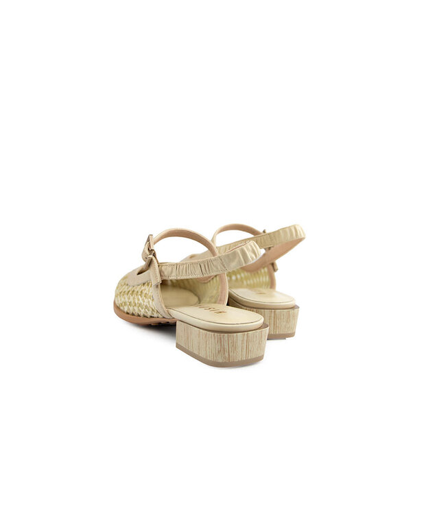 Hispanitas Slingback Turn Soho Butter Marrakech Panna